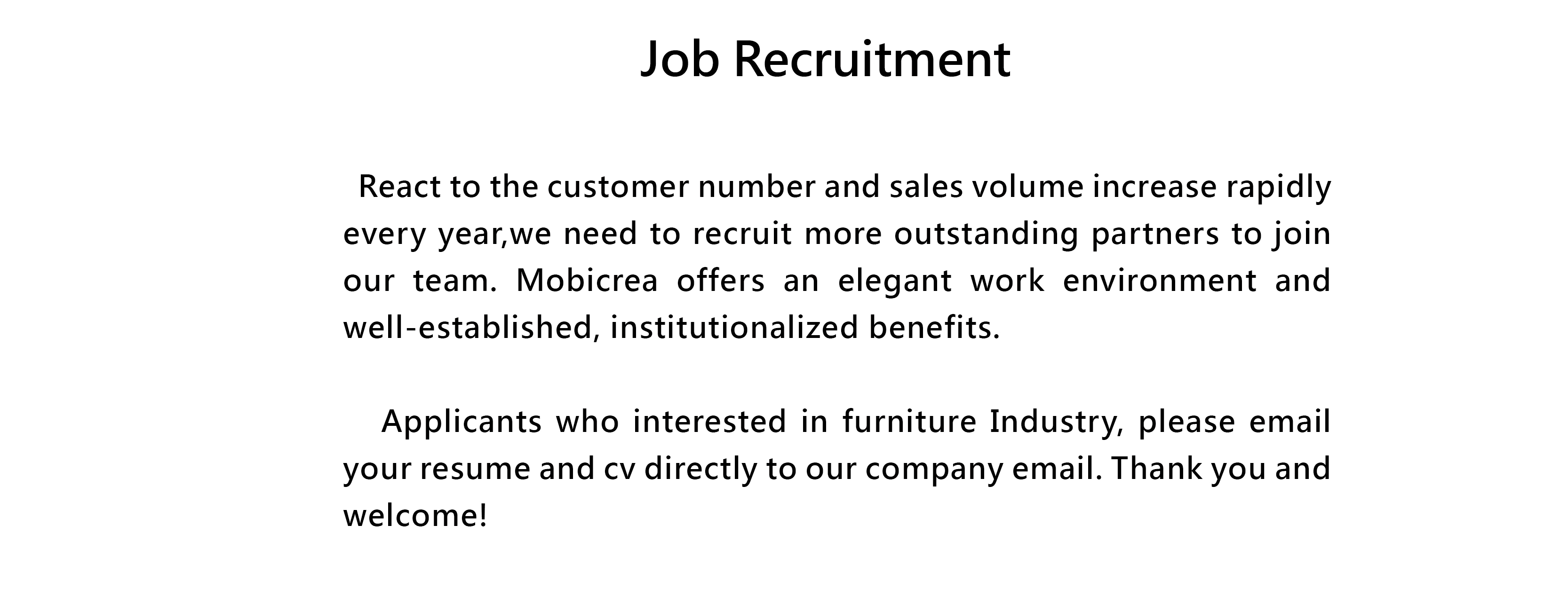 Job Recruitment